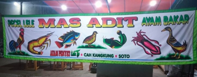 Tempat Usaha Sambal Penyet Pecel Lele Mas Adit